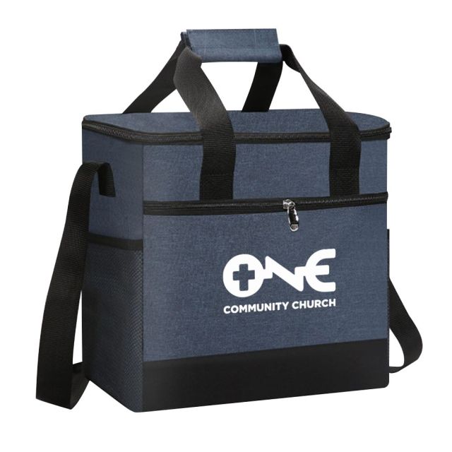 Custom 15L Leak-proof Insulated Lunch Bags - 11.5"W x 12"H x 7"D