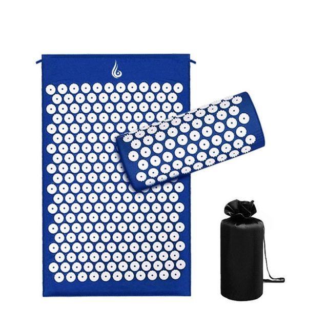 Promotional Acupressure Mat And Pillow Massage Set w/ Bag