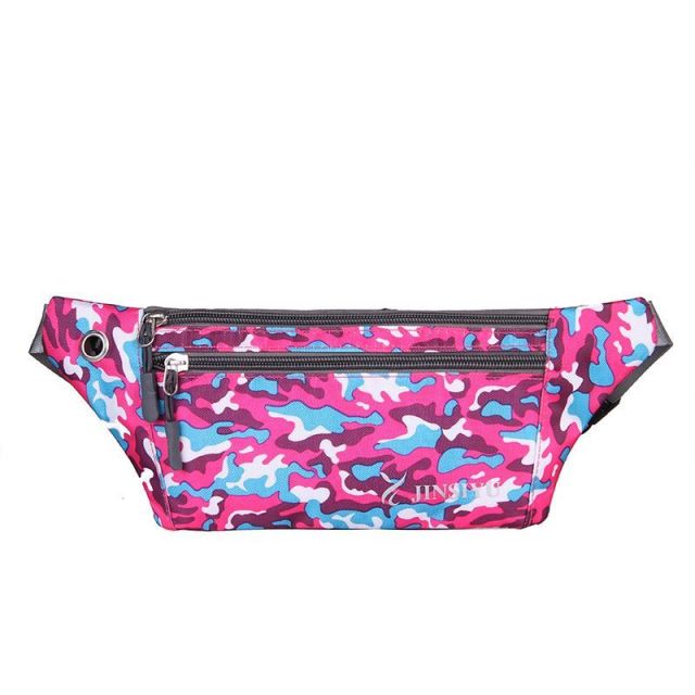 Custom Camouflage Canvas Fanny Pack - 7.8‘’'w × 3.9'h × 0.39‘’'d