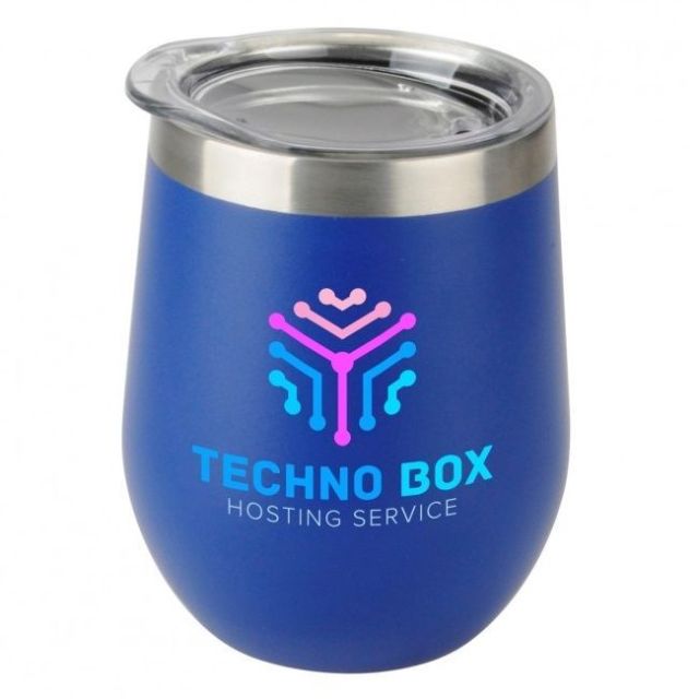 Full Color Triple Insulated Custom Wine Tumbler - 12 oz.