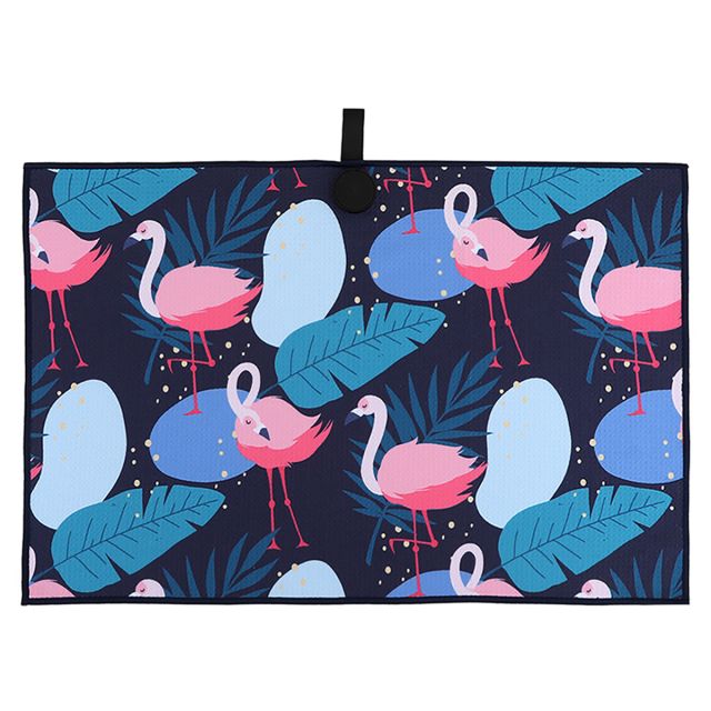 Full Color Custom Golf Towel w/ Magnet - 16" x 24"