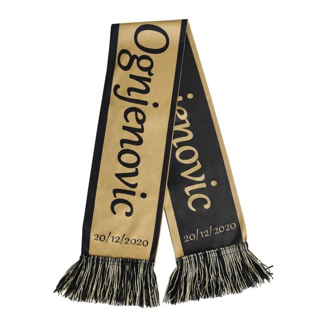 Full Color Custom Polyester Printed Scarf - 53" x 6.3"