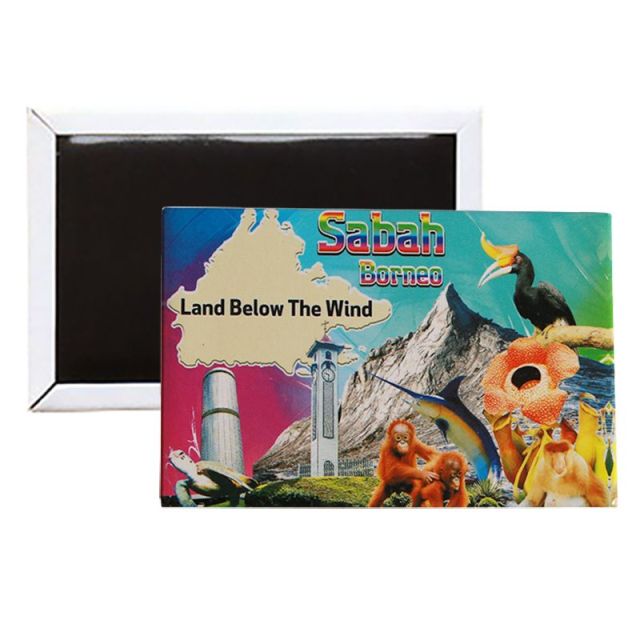 Full Color Custom Rectangle Button Magnet - 3.15"w x 2.2"h