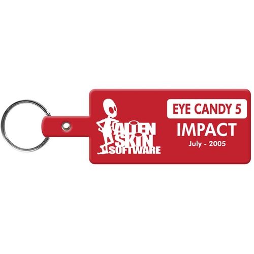 Rectangle Soft Custom Key Tag