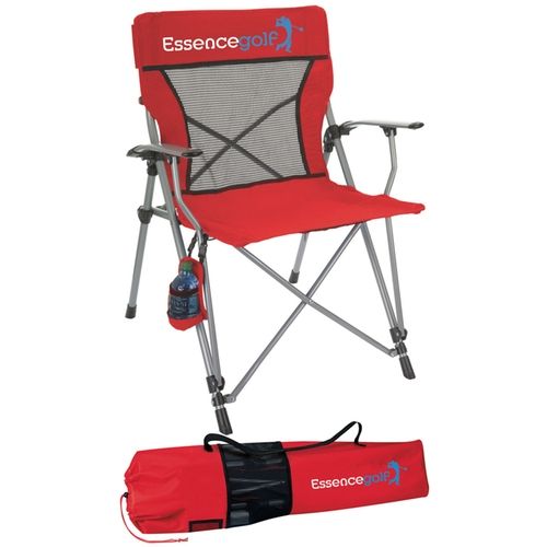 Deluxe Logo Folding Chair w/ Arms & Carrying Case