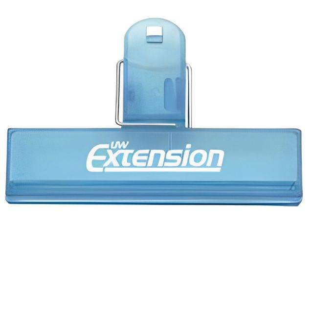 Custom Good Value Bag Clip - 4"