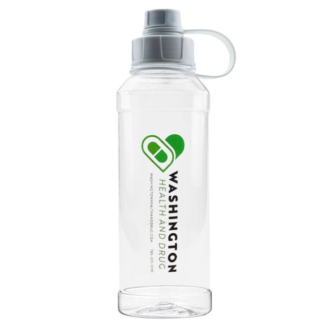 Custom Large Sports Plastic Water Bottles - 32 oz.