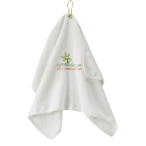 Custom Embroidered Waffle Golf Towel - 16" x 24"