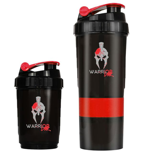 Custom Portable 3-in-1 Storage Shaker Bottle - 17 oz.