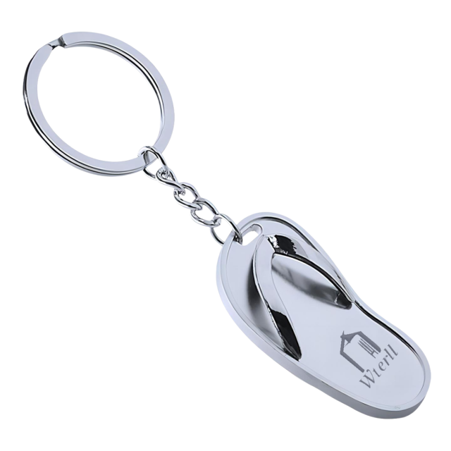 Custom Metal Flip Flop Sandal Keychain