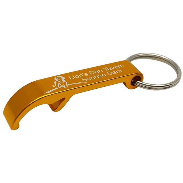 Custom Aluminium Bottle Opener Keyring