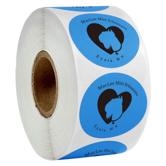 Full Color Custom Value Sticker by the Roll - Circle - 2"