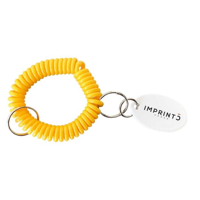Custom Bracelet Coil Keychains