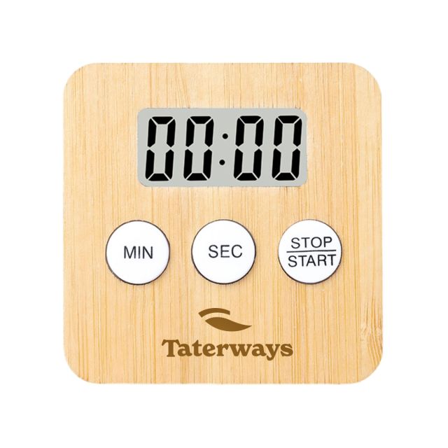 Custom Magnetic Bamboo Mini Timer