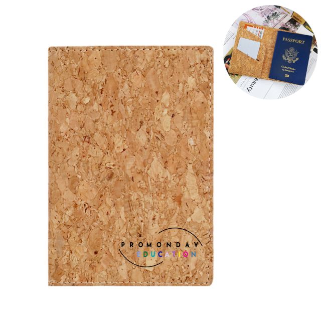 Custom Eco-Friendly Cork Passport Card Holder