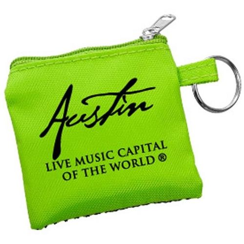 Sporty Ear Buds in Custom Imprinted Pouch