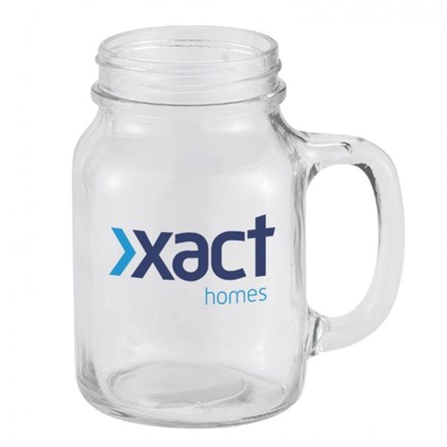 Jacqueline Mason Jar Style Customized Mugs - 20 oz.