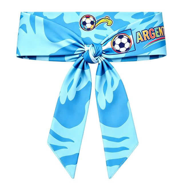 Full Color Custom Tie Back Headband