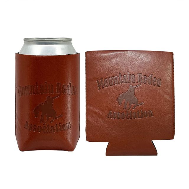Custom Collapsible Leather Beer Can Cooler