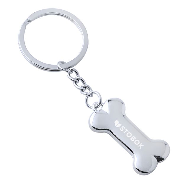 Custom Metal Dog Bone Key Tag