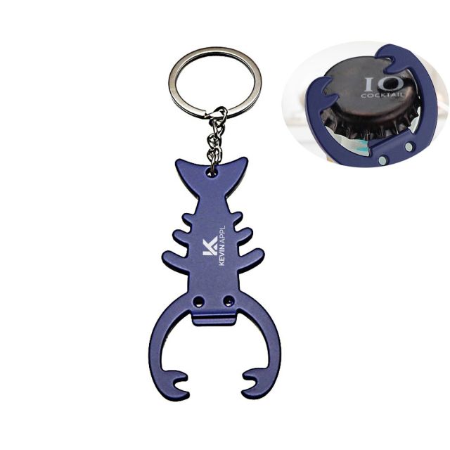 Custom Lobster Shaped Bottle Opener Keychains