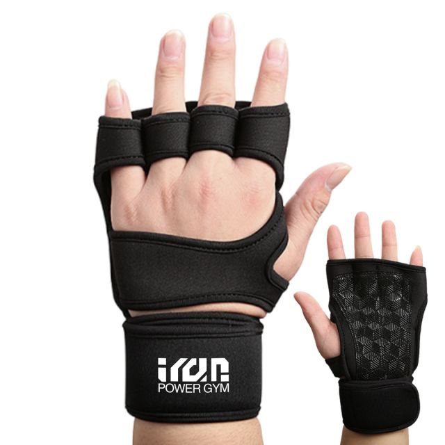 Custom Workout Gloves w/ Wrist Wraps