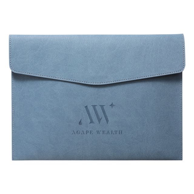Custom PU Leather A4 Document Envelope