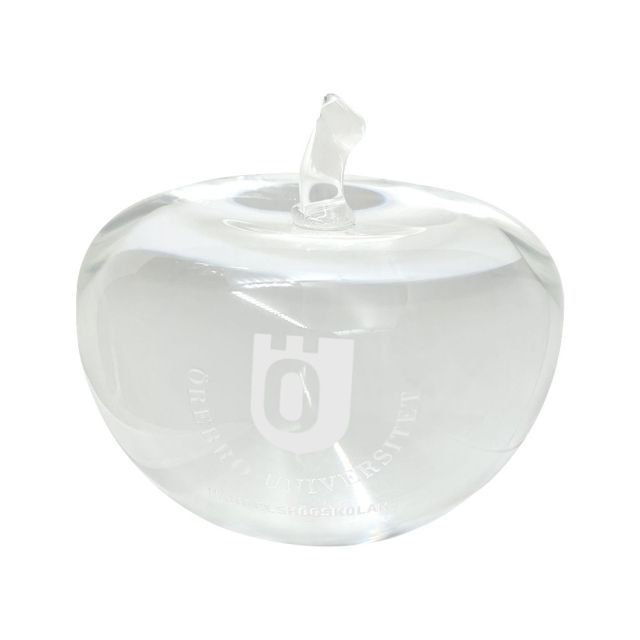 Custom Crystal Apple Paperweight
