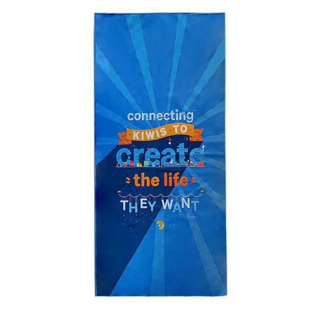 Full Color Custom T/C Fabric Beach Towel - 30" x 60"