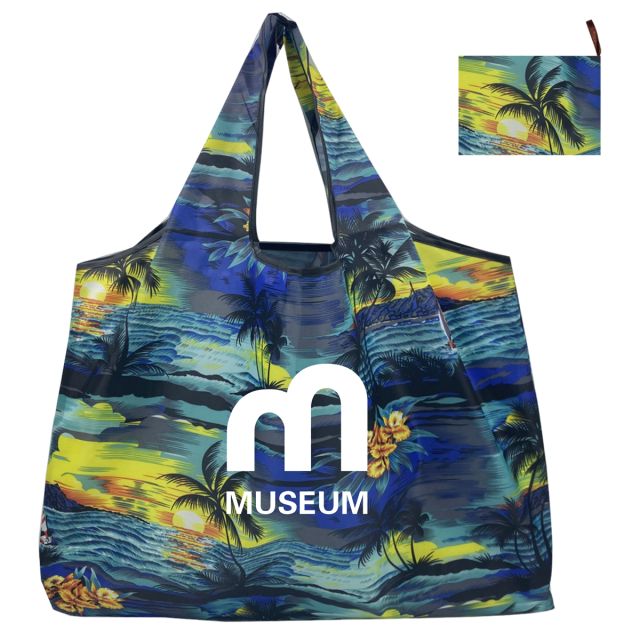 Full Color Custom Large Folding Tote Bag - 23'' w x 15.7'' h