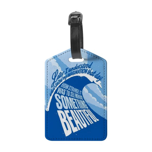 Custom Sublimation Leatherette Luggage Tag