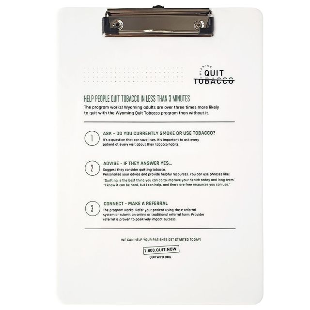 Letter Sized Custom Clipboard w/ Metal Clip