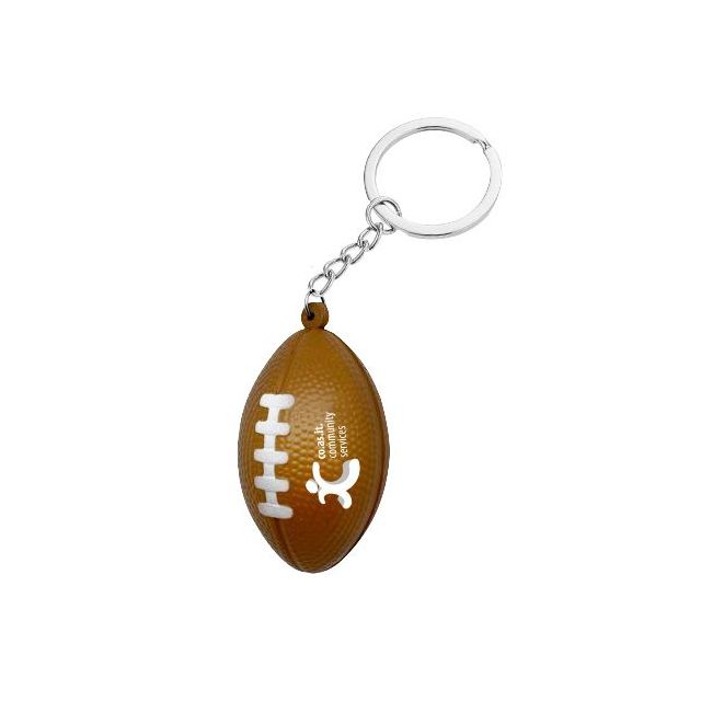 Custom Football Keychain Promotional Stress Ball