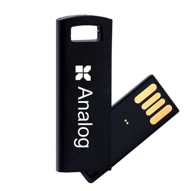 Side Spin Metal Custom USB Flash Drive