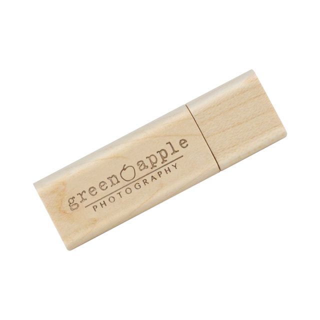 Wood Snap Custom USB Flash Drive