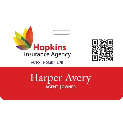 Full Color Nashville Laminated Name Tags - 3.38" x 2.13"