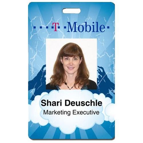 Full Color Washington Laminated Name Tag - 2.5" x 3.37"