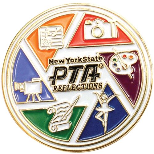 Die Struck & Soft Enamel Filled Brass Custom Lapel Pin - 0.75"