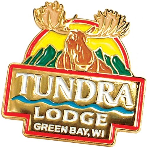 Die Struck & Soft Enamel Filled Brass Custom Lapel Pin - 1"