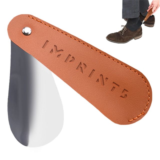 Custom Foldable Leather Shoehorn