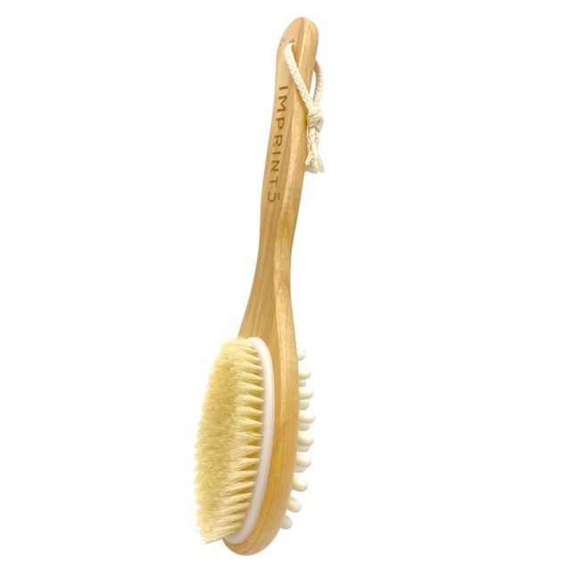 Custom Double-sided Soft Bristles Shower Brush