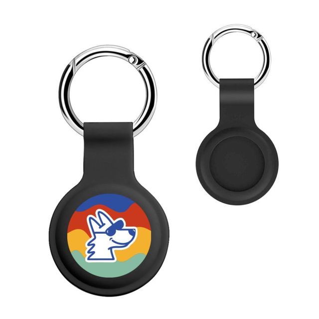 Custom Silicone AirTag Case w/ Keyring