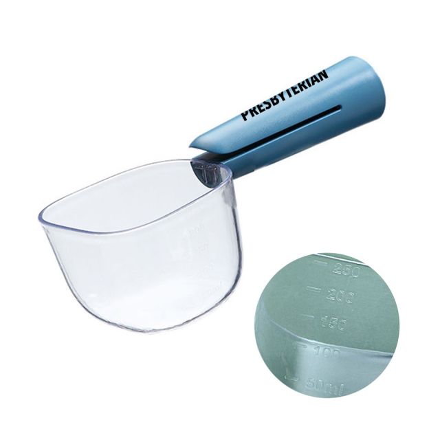Custom 2-in-1 Pet Food Clip Scoop w/ Measurement
