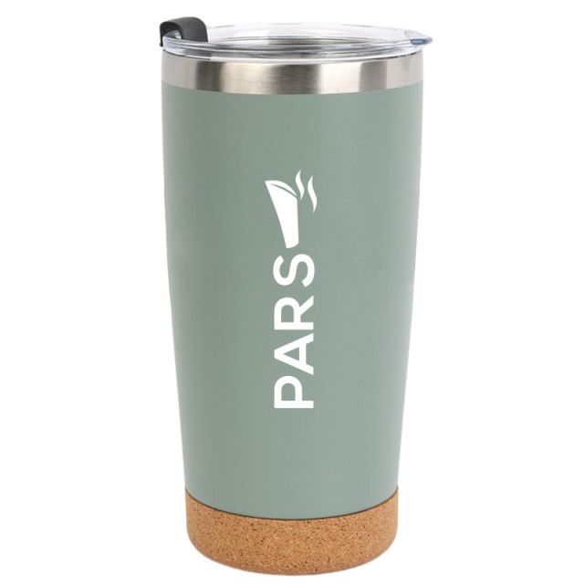 Custom Vacuum Tumbler w/ Cork Bottom - 20 oz.