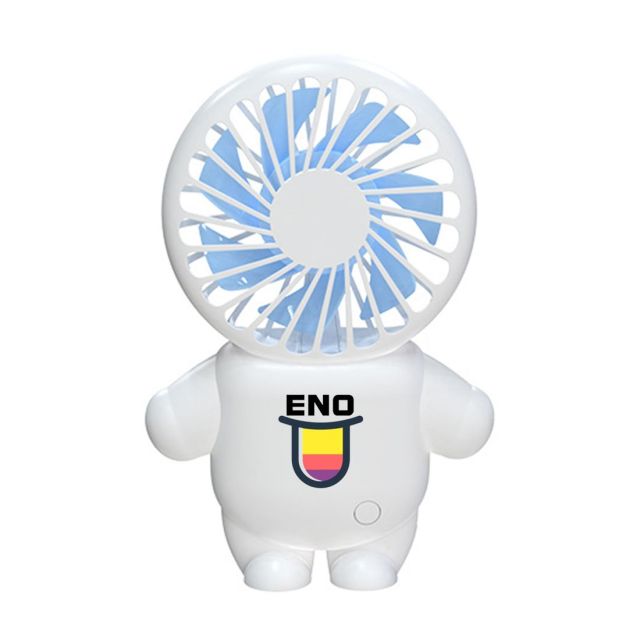 Full Color Custom Robot Shaped Handheld Mini Fan