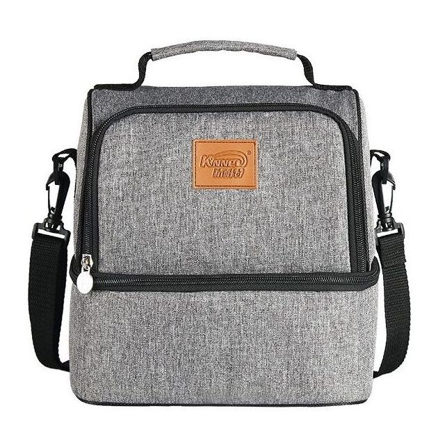 Custom Triangle Lunch Cooler Bag - 9 9"w x 10"h x 6"d