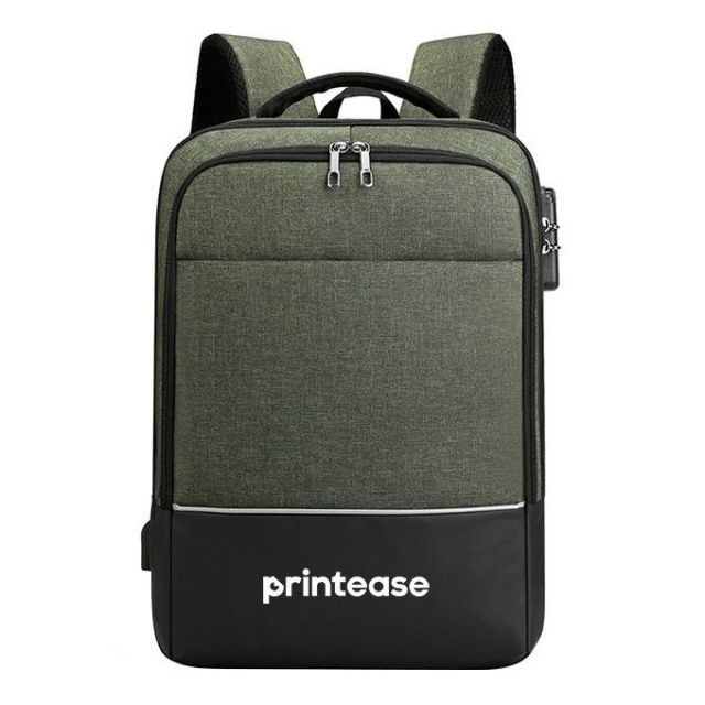 Custom Anti-theft Travel Laptop Backpack - 15.6"