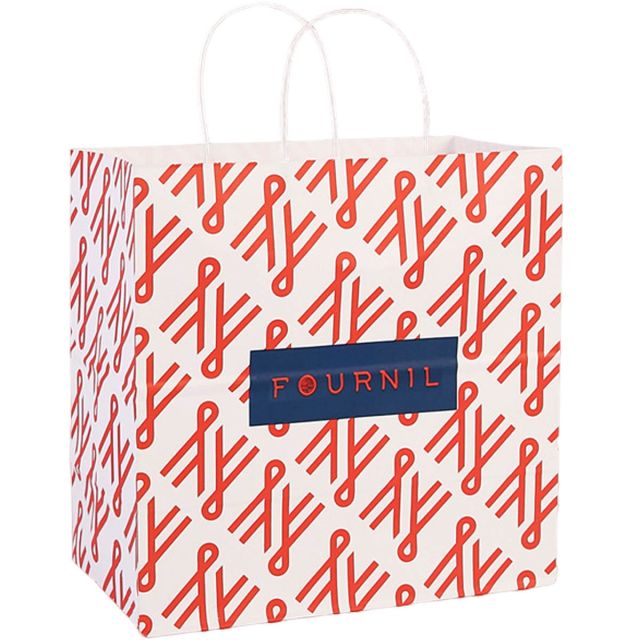 Full Color Custom Square Shopping Bag - 11''w x 11''h x 5.9''d