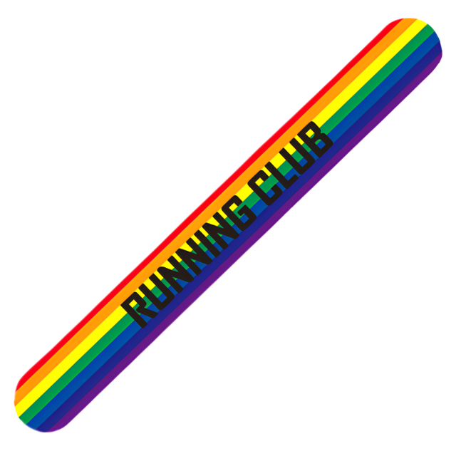 Full Color Custom Rainbow Slap Bracelet