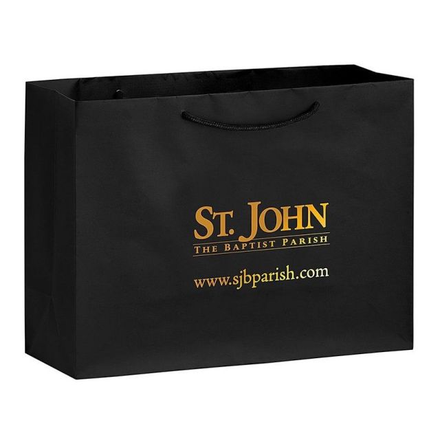 Matte Laminated Custom Eurotote - 14"W x 10"H x 5"D